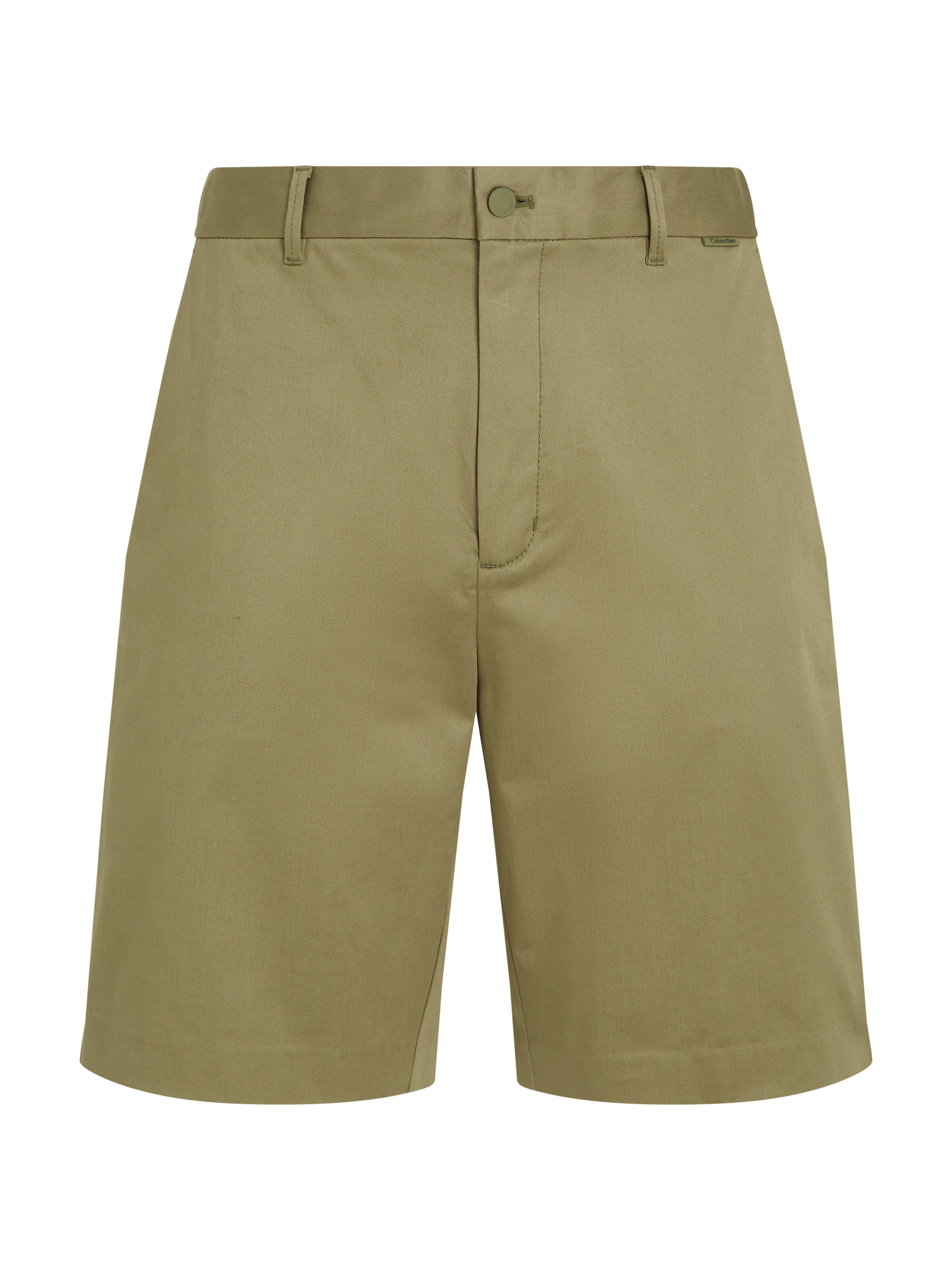 Calvin Klein Regular Chino Pants in Green: front