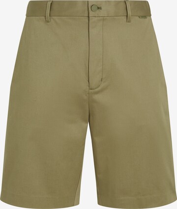 Calvin Klein Regular Chino Pants in Green: front