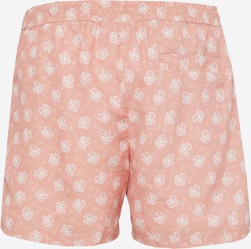 BURTON MENSWEAR LONDON Kratke kopalne hlače | roza barva