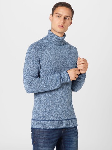 Pull-over BLEND en bleu : devant