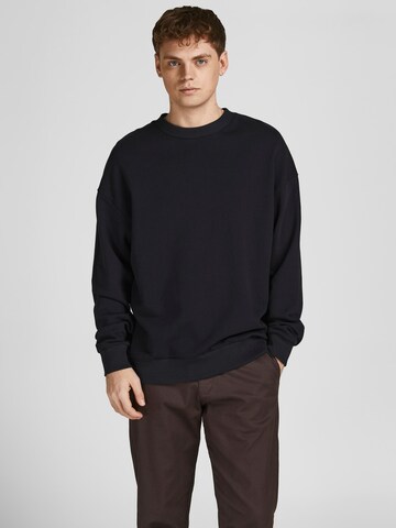 JACK & JONESSweater majica 'KAM' - crna boja: prednji dio