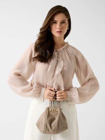 GUESS Handtasche 'Anise' in Beige: Vorderseite