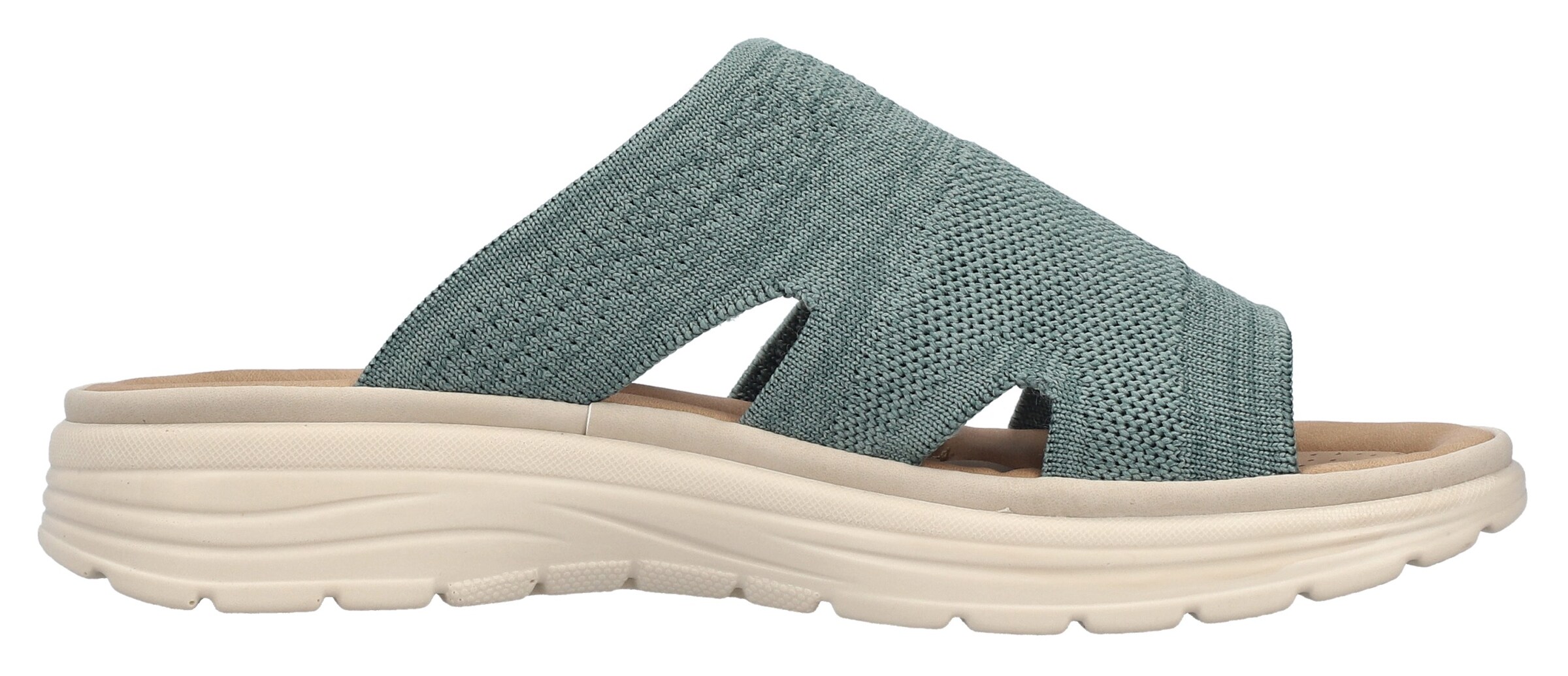 Rieker Pantolette in Grün