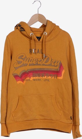 Superdry Sweatshirt & Zip-Up Hoodie in S in Orange: front