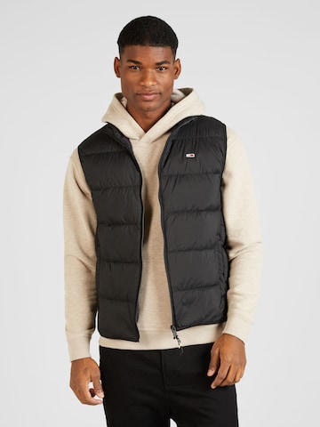 Gilet di Tommy Jeans in nero: frontale