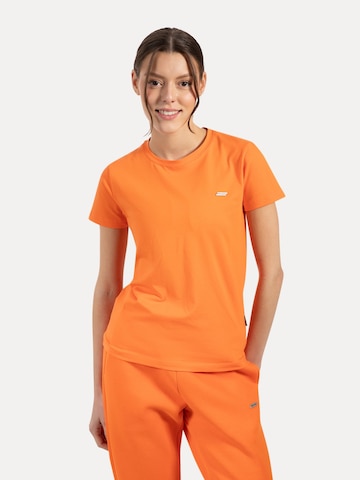 Smilodox T-Shirt ' Laurena ' in Orange: Vorderseite