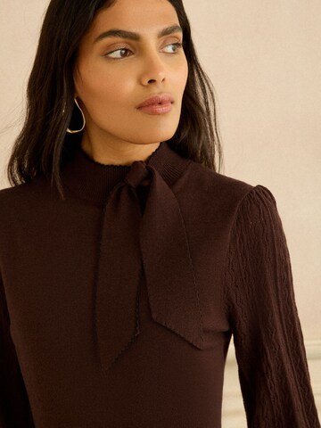 love & roses Šaty – hnědá