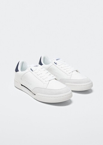 MANGO MAN Sneakers laag 'Cup1' in Wit