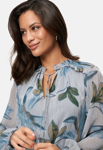 zero Bluse in Blau