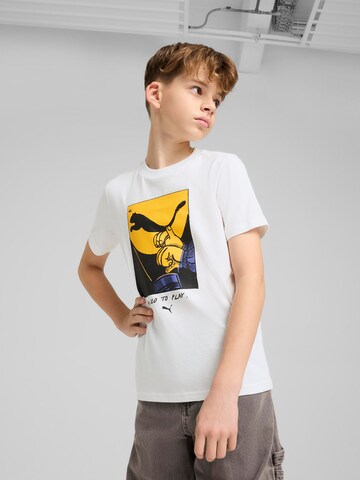 PUMA Футболка в Белый: спереди