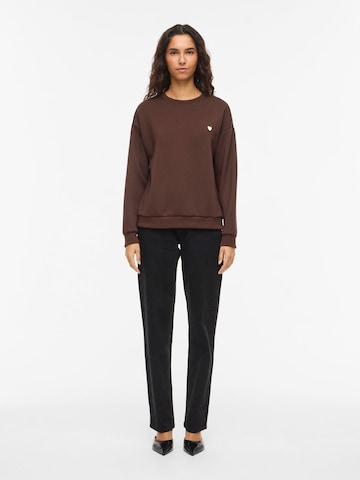 VILA Sweatshirt 'VISandy' i brun
