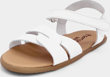 Pisamonas - Sandália em branco: frente