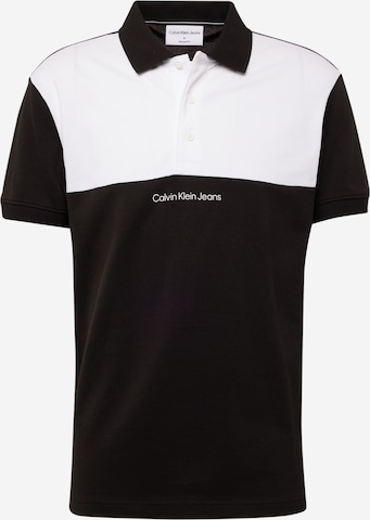 Calvin Klein Jeans Polosshirt in Schwarz: predná strana