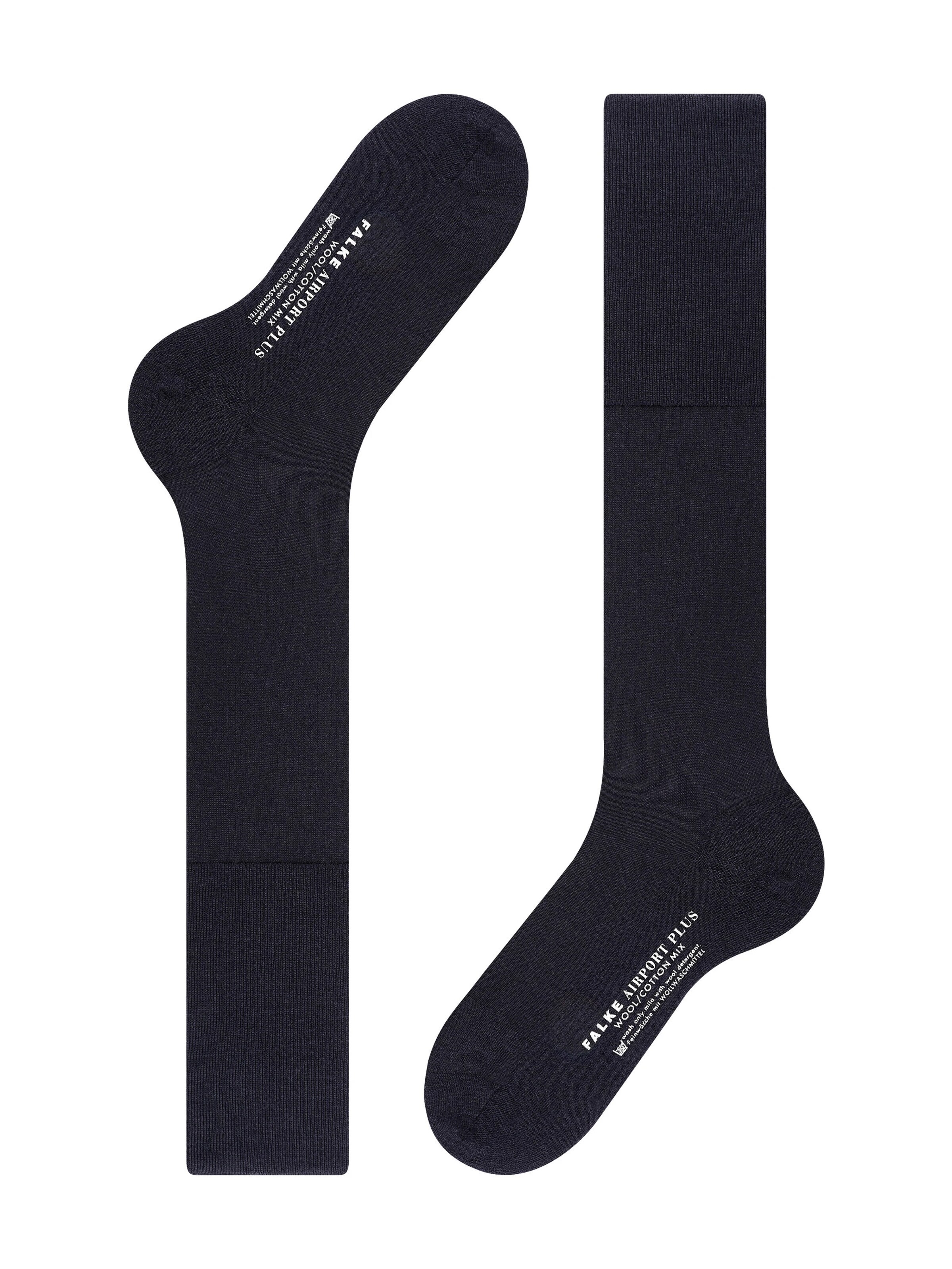 FALKE Knee High Socks 'Airport Plus' in Blue
