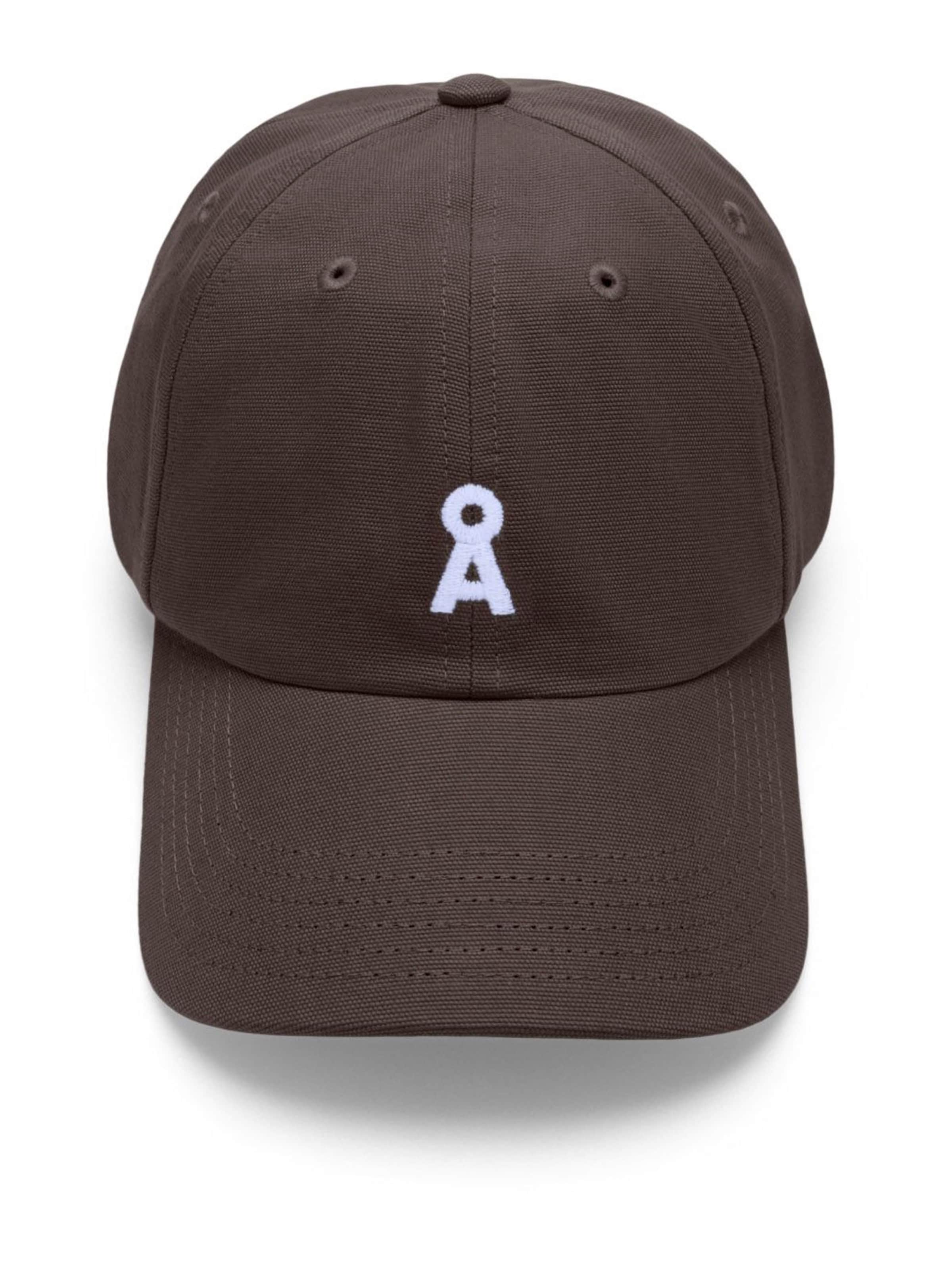 ARMEDANGELS Cap 'YENAAS BOLD' in Brown: front