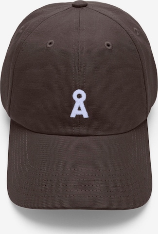 ARMEDANGELS Cap 'YENAAS BOLD' in Brown: front