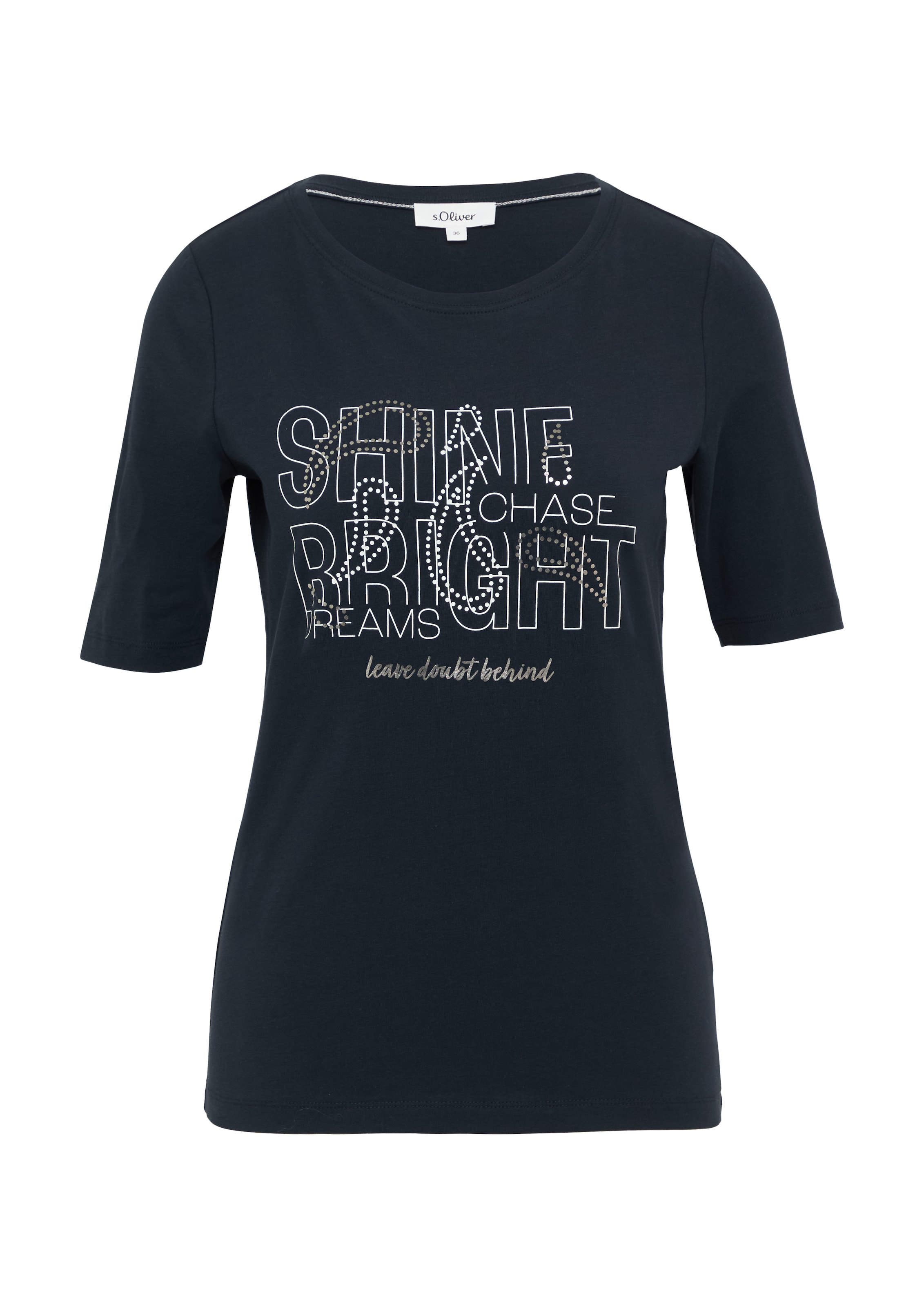 s.Oliver Shirt in Blauw: voorkant