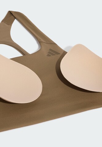 ADIDAS PERFORMANCE - Soutien Bustier Soutien de desporto 'Optime' em verde