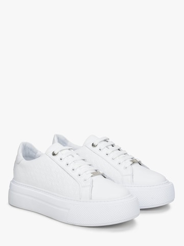 Estro Låg sneaker '09-3202' i vit: framsida