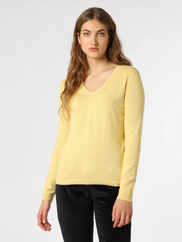 Brookshire Sweater in Yellow: front