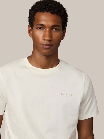 Coupe regular T-Shirt ' Heritage Ess' Hackett London en blanc