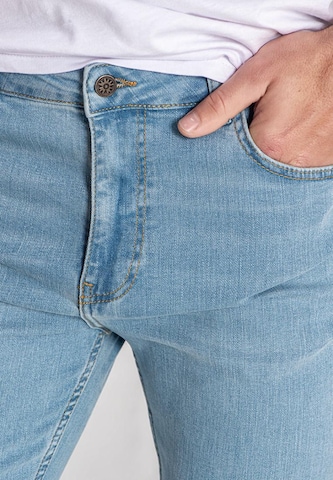 Coupe slim Jean 'Geri' Gianni Kavanagh en bleu