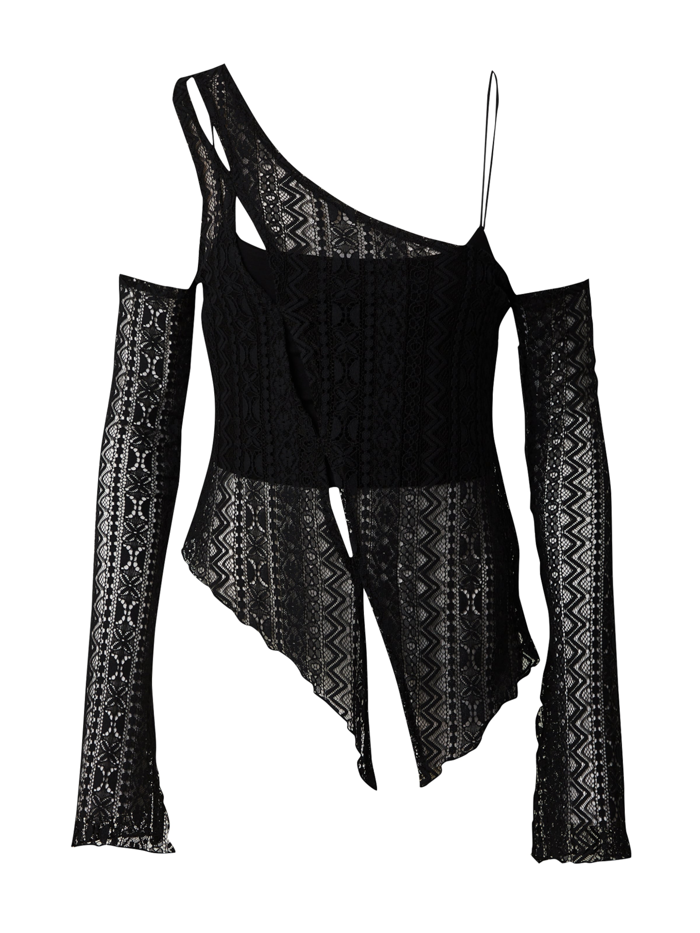 SHYX Μπλουζάκι 'Arika' σε μαύρο: μπροστά