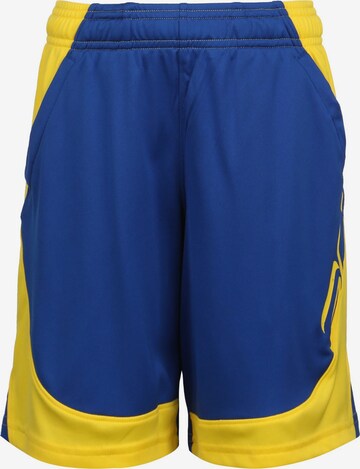 UNDER ARMOUR Regular Workout Pants 'SC30 Baseline' in Blue: front