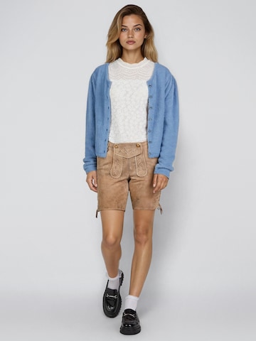 SPIETH & WENSKY Gebreid vest 'Hulla' in Blauw