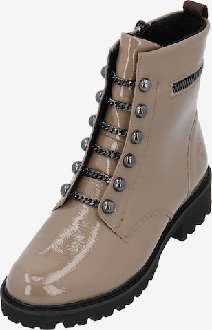 REMONTE Lace-Up Ankle Boots in Brown: front