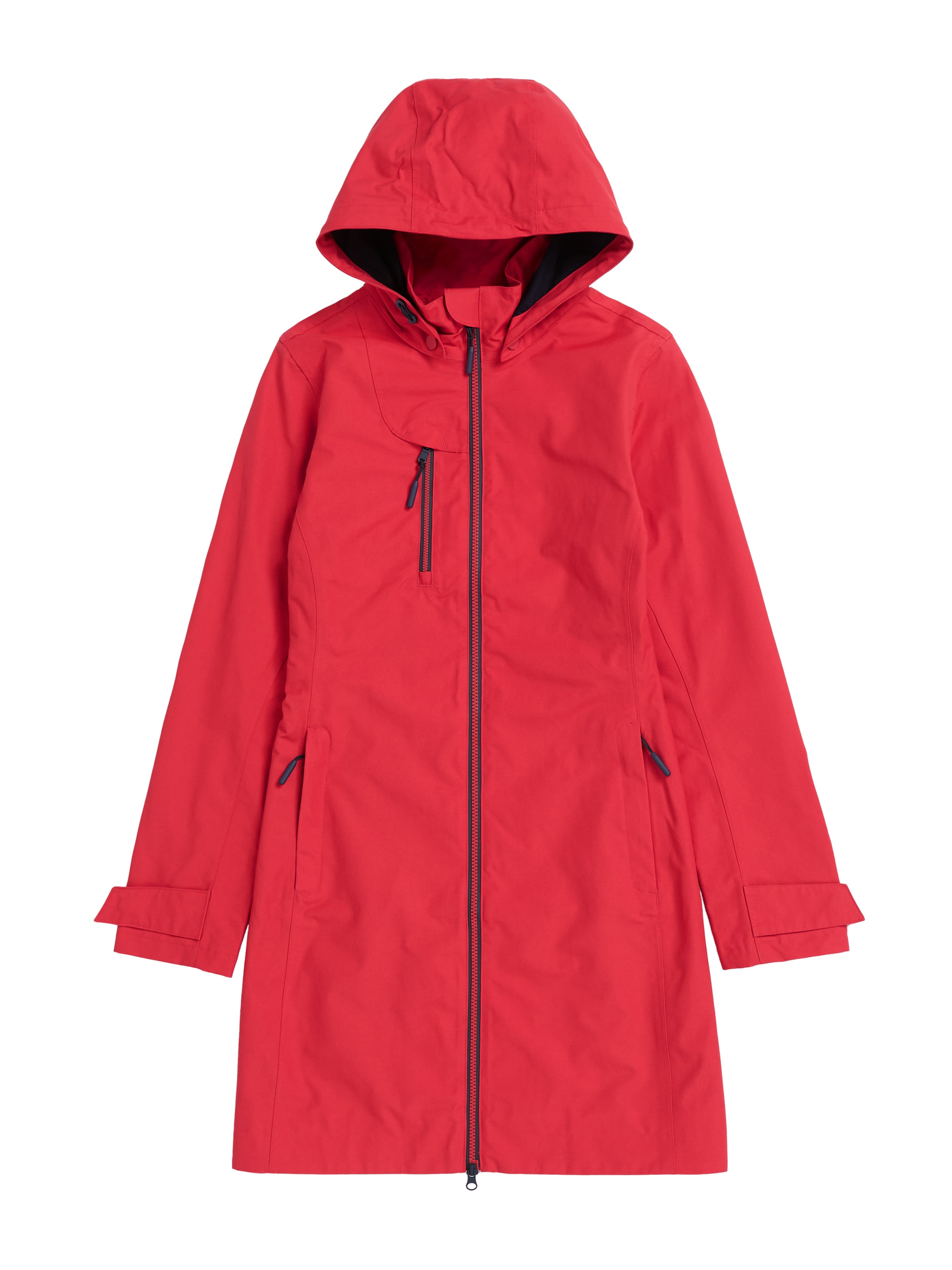 Seasalt Cornwall - Abrigo de entretiempo 'Coverack' en rosa: frente