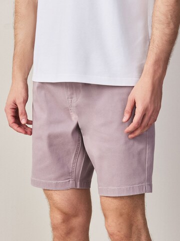 Regular Pantalon chino Next en rose : devant