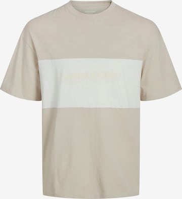 Jack & Jones Plus Tričko 'JJELEGACY' – béžová: přední strana