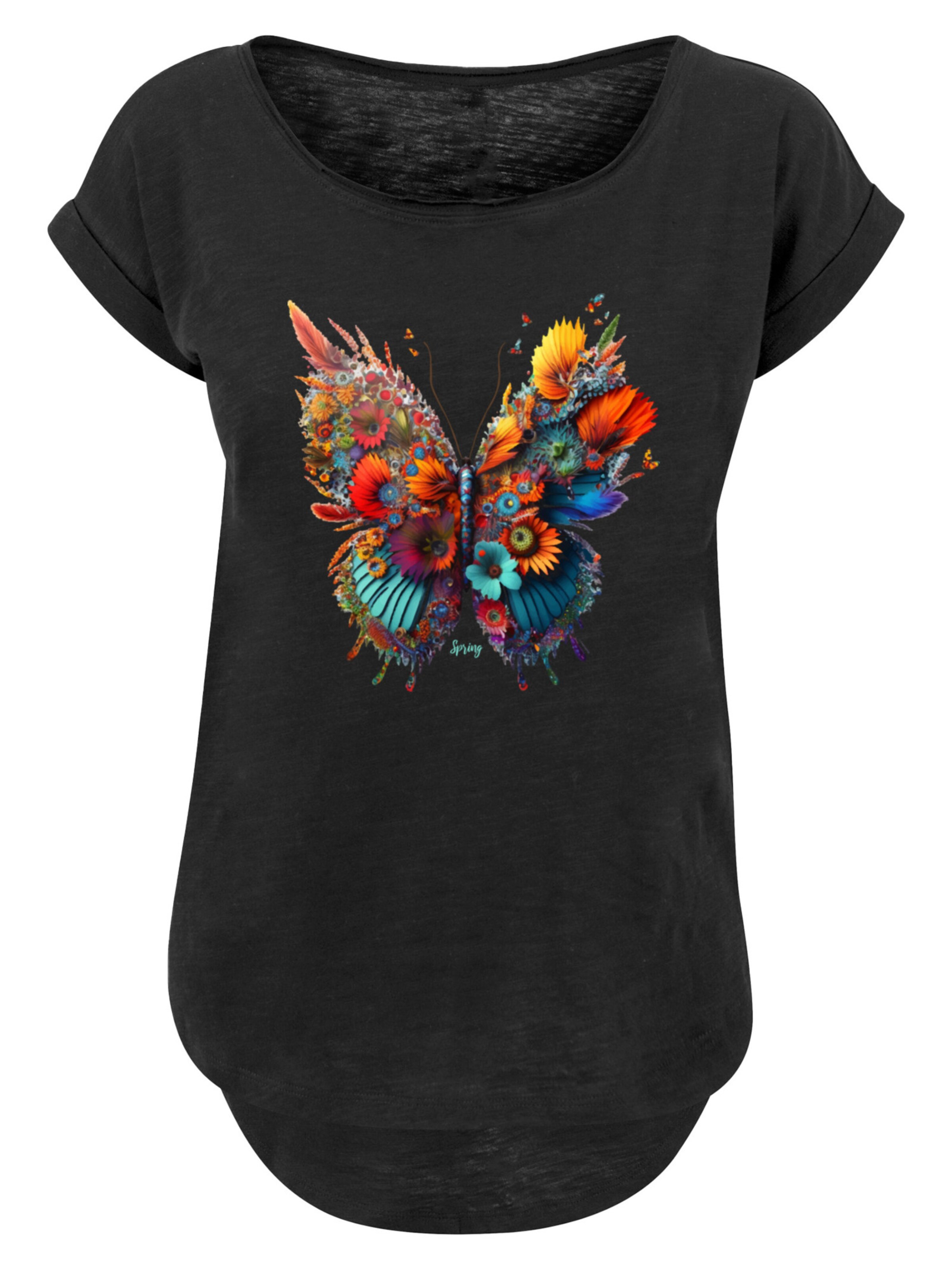 F4NT4STIC Shirt in Zwart: voorkant