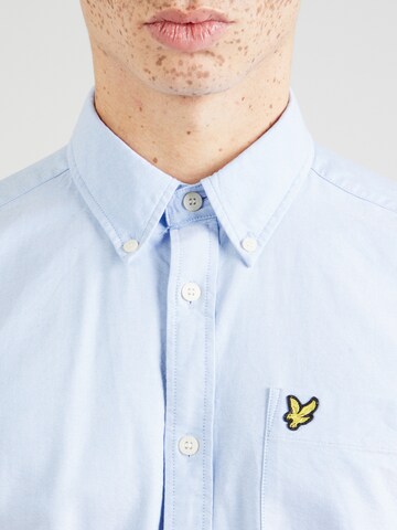 Lyle & Scott Regular fit Overhemd in Blauw