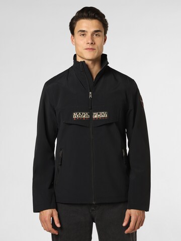 NAPAPIJRI Between-Season Jacket 'Rainforest' in Black: front