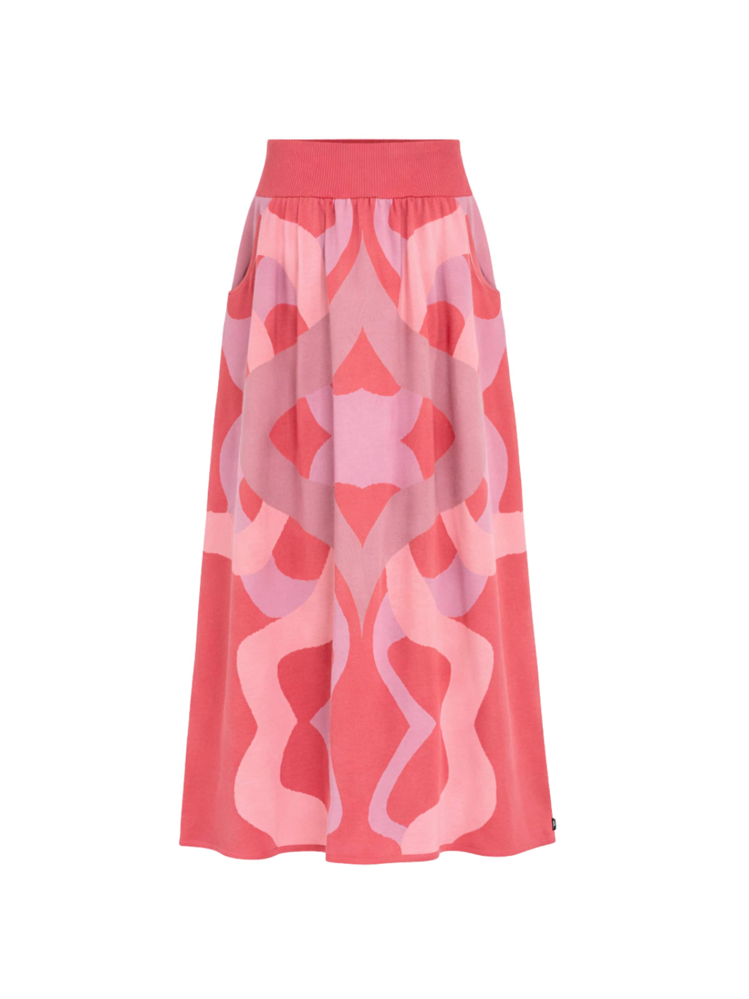 Csillag Zsuzsi - Falda 'Dreamgate Ruffled Pocket' en marrón: frente