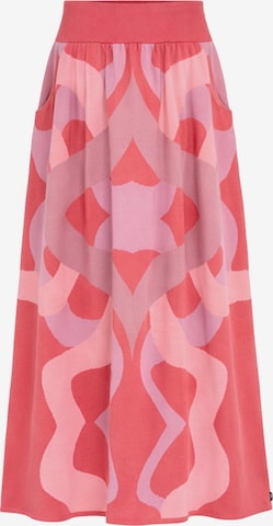 Csillag Zsuzsi - Falda 'Dreamgate Ruffled Pocket' en marrón: frente