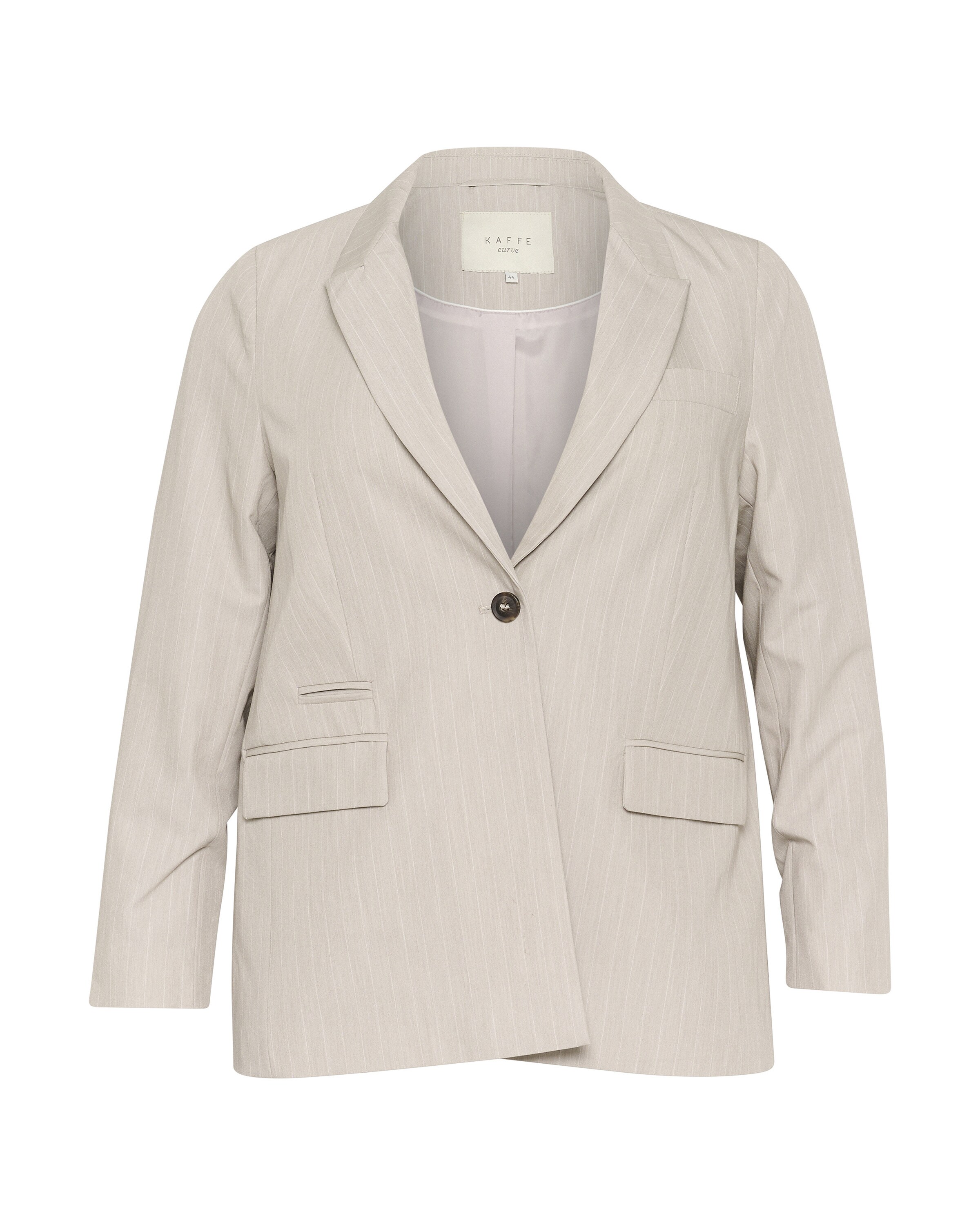 KAFFE CURVE Blazer 'Esta' in Beige: front