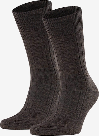 FALKE Athletic Socks in Brown: front