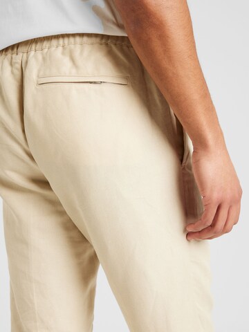 Samsøe Samsøe Slimfit Broek 'SMITHY' in Beige