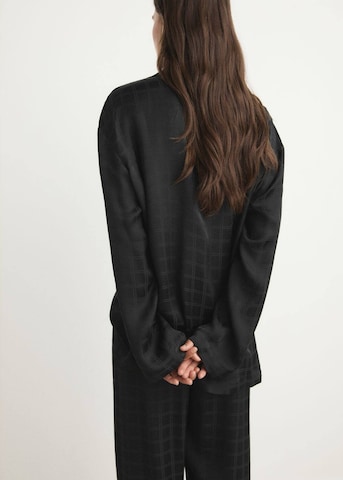 MANGO Schlafshirt 'Samui' in Schwarz