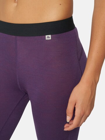 DANISH ENDURANCE Regular Weatherproof pants 'Merino' in Purple