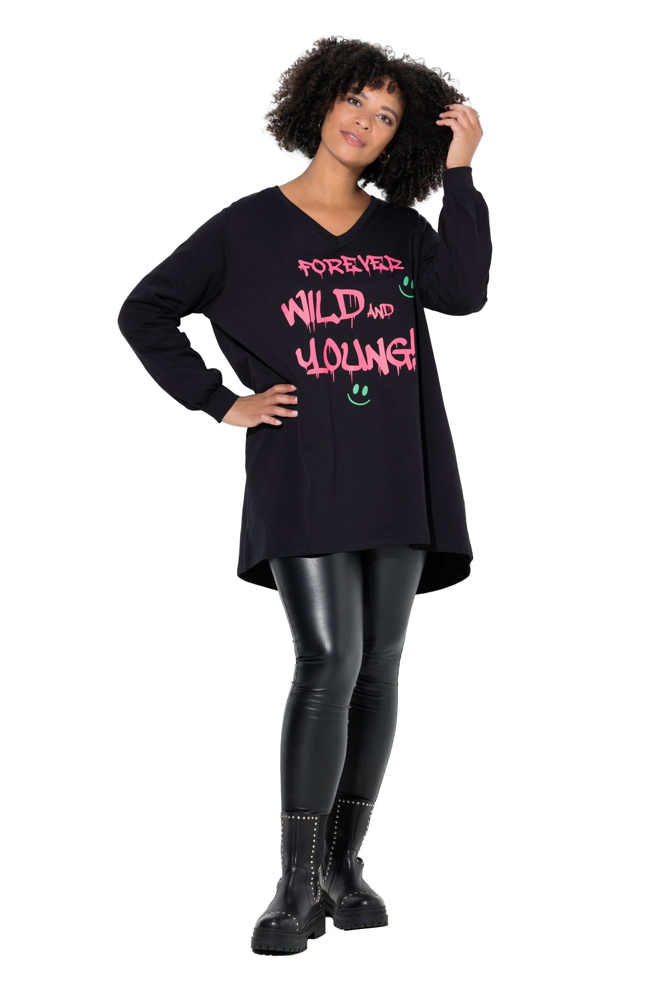 Angel of Style Sweatshirt in Schwarz: Vorderseite