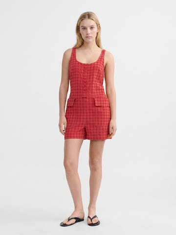 Thinking MU Jumpsuit 'MAUD' in Red: front