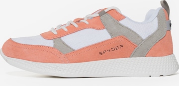 Baskets basses Spyder en orange : devant
