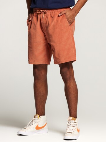 Shiwi Normalny krój Spodnie 'Reed' w kolorze pomarańczowy: przód