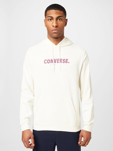 CONVERSE Sweatshirt in Beige: front