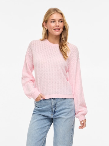 VILA Kampsun 'VIEMI', värv roosa: eest vaates