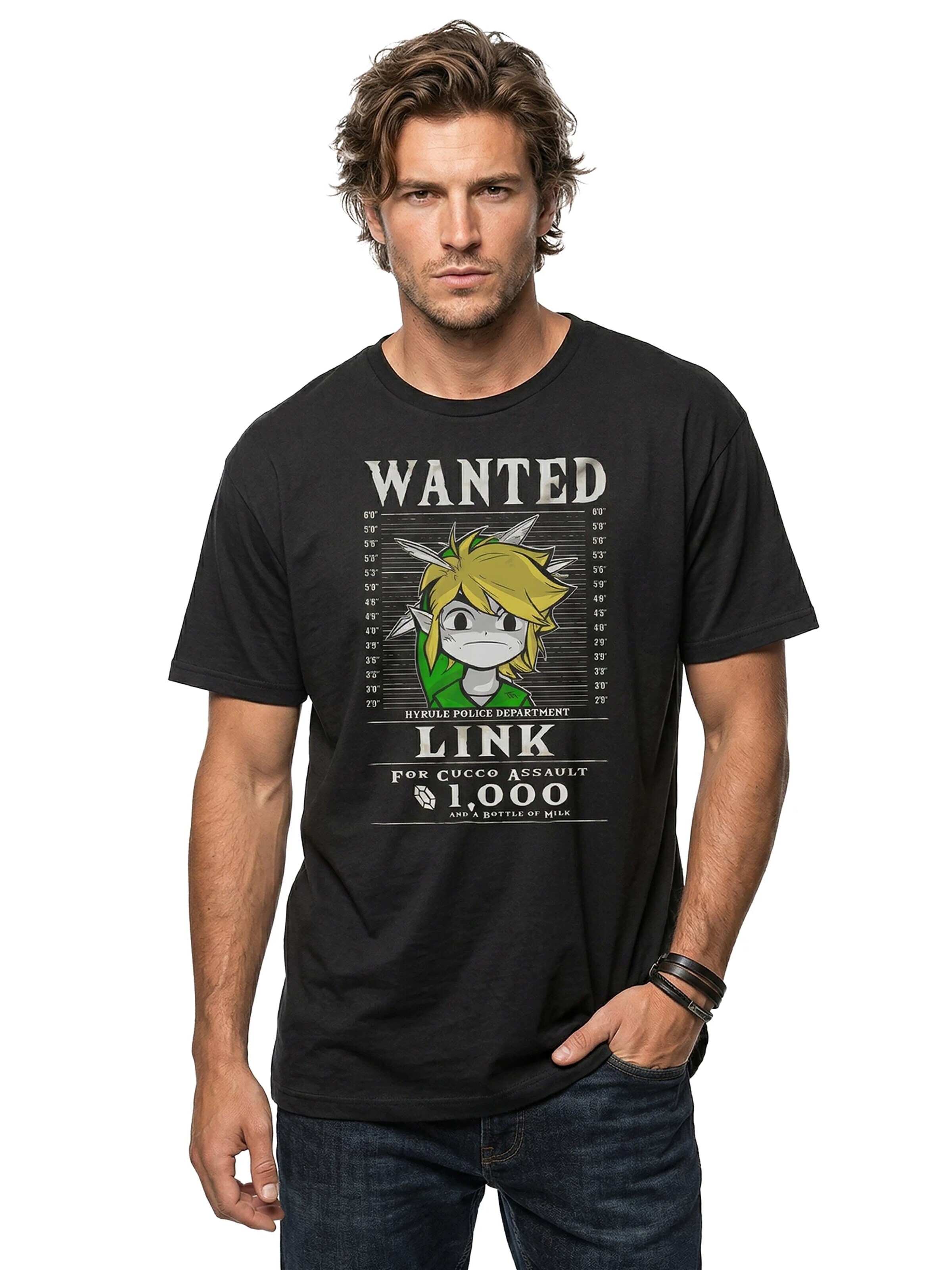 MAKAYA Shirt 'WantedLink' in Black